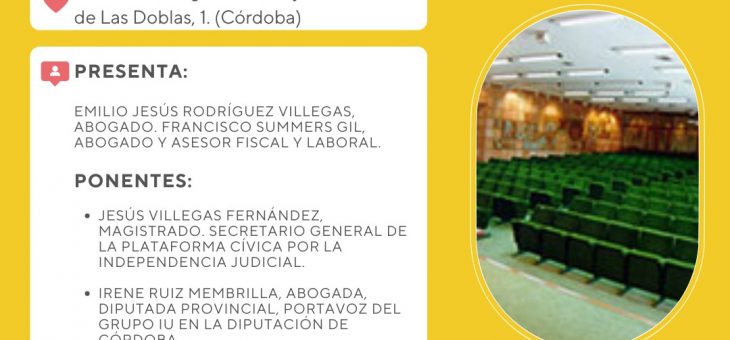 CORRUPCIÓN Y POLITICA (Córdoba, 30/01/26)